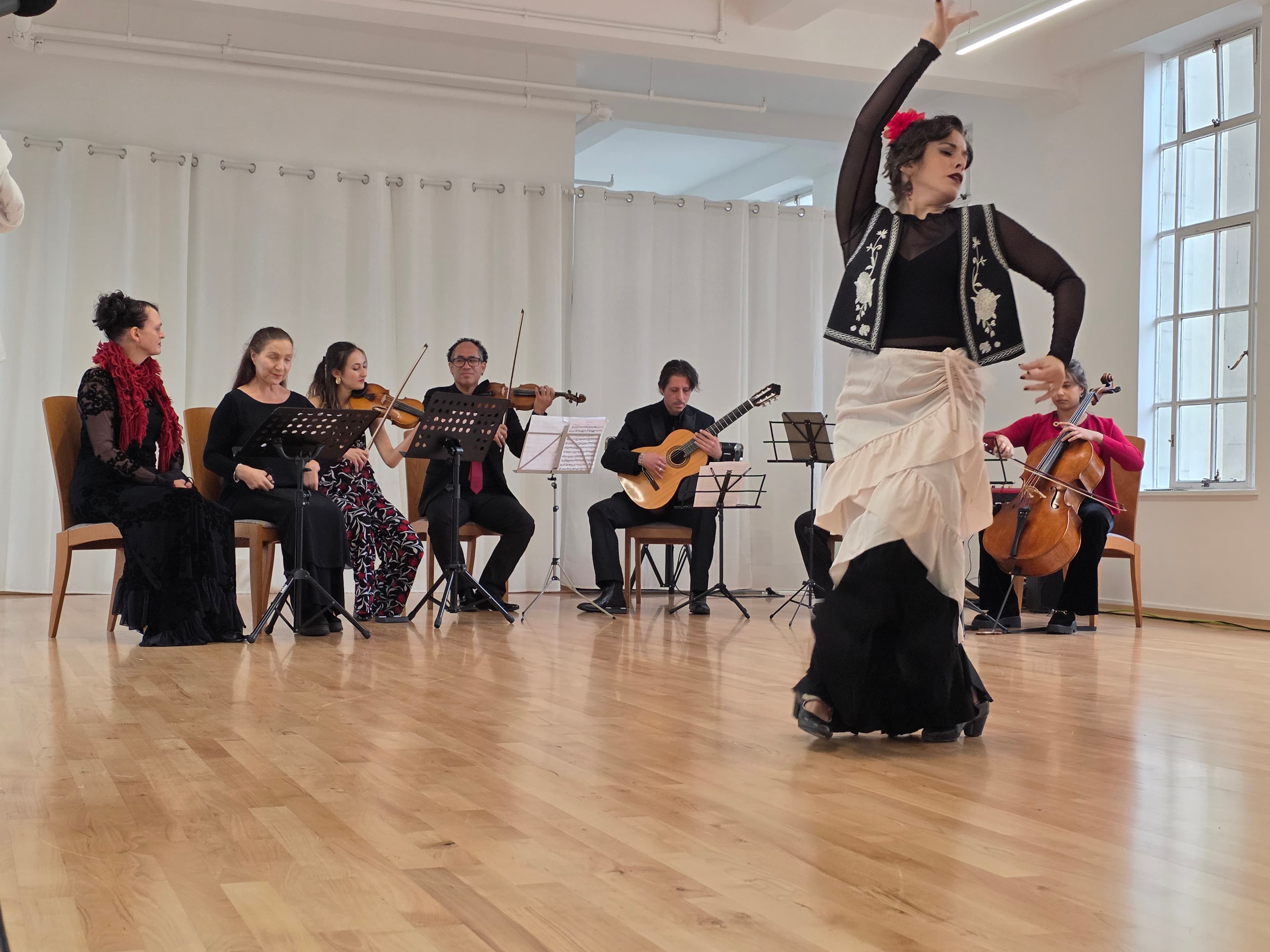 Concert in the County Hall atrium during the Four Seasons Festival